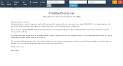 Desktop Screenshot of christianchords.net